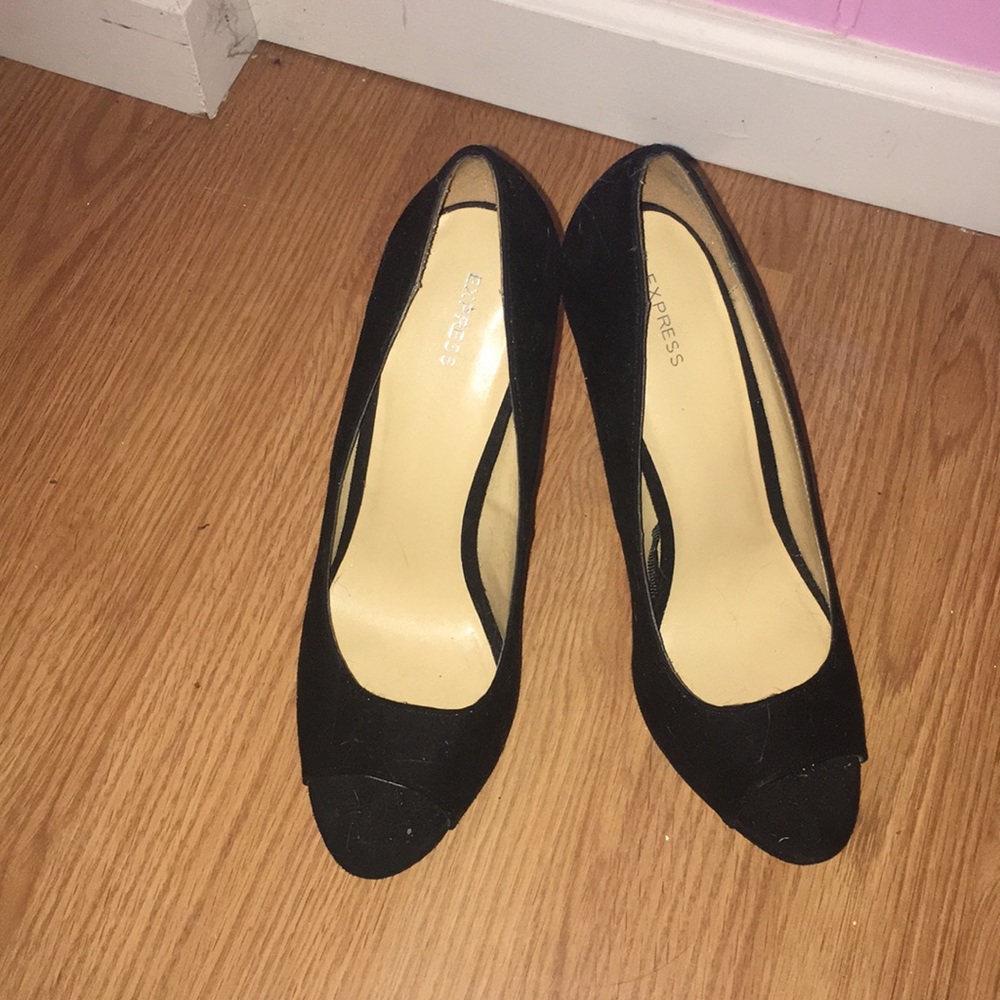 Black high heels